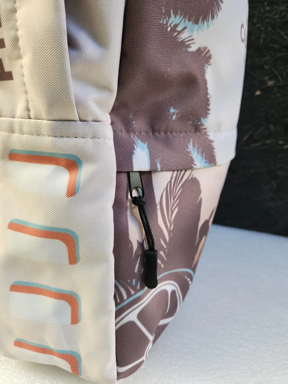 11th Annual Calabasas Film Festival Logo Backpack 2024 - Pastel Beach Print